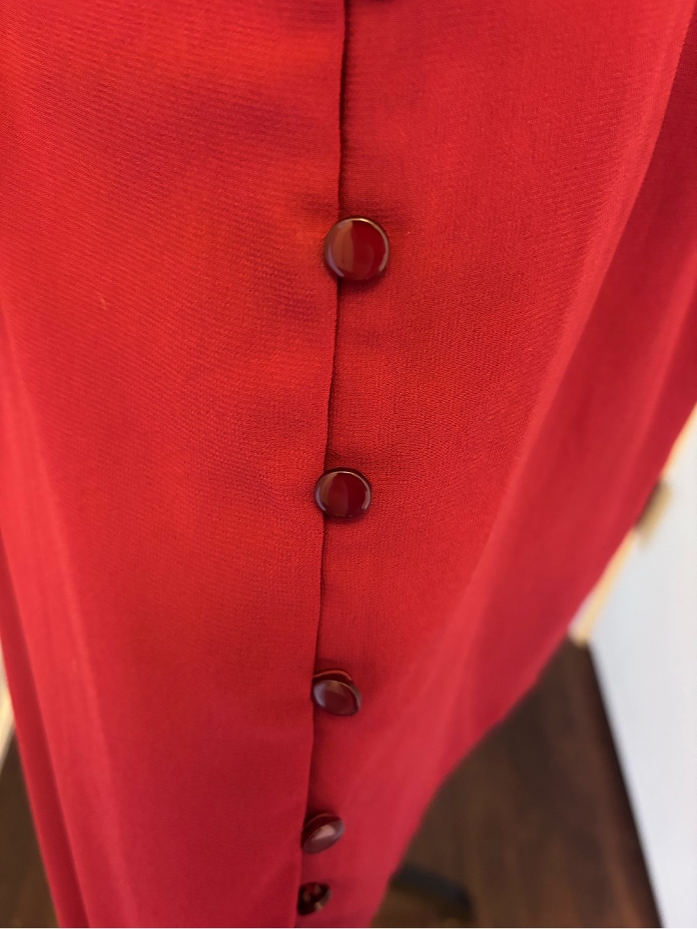 Missguided Burgundy Plunge Long Sleeve Mini Dress - Picture 3 of 13